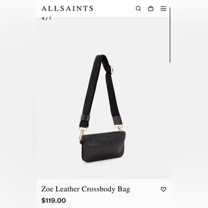ALLSAINTS - Zoe Leather Crossbody Bag